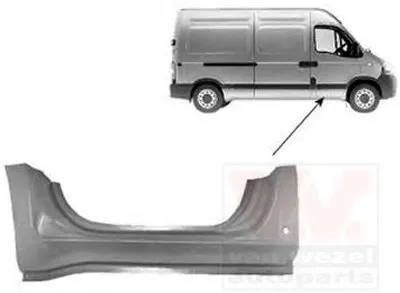 Накладка порога VAN WEZEL купить