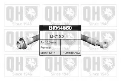 Тормозной шланг QUINTON HAZELL купить