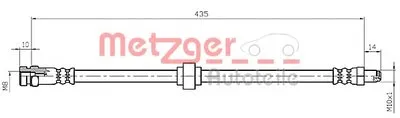 Тормозной шланг METZGER купить