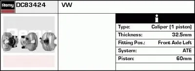Тормозной суппорт Remanufactured REMY (Multiline) DELCO REMY купить