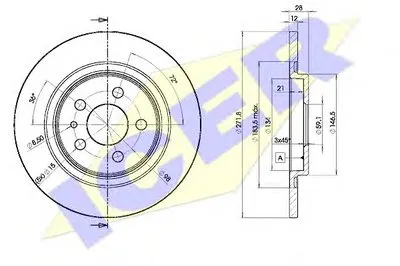 Тормозной диск ICER купить