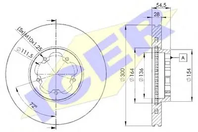 Тормозной диск ICER купить