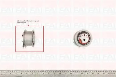 Паразитный / ведущий ролик, поликлиновой ремень FAI AutoParts купить