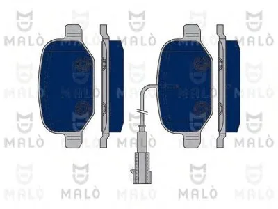 Комплект тормозных колодок, дисковый тормоз MALÒ купить