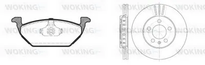 Комплект тормозов, дисковый тормозной механизм WOKING купить