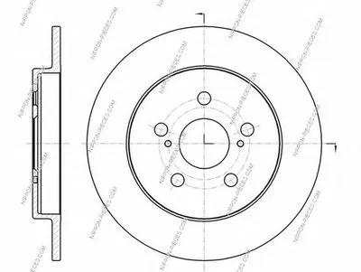 Тормозной диск NPS купить