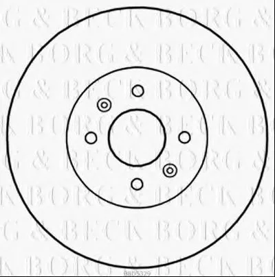 Тормозной диск BORG & BECK купить