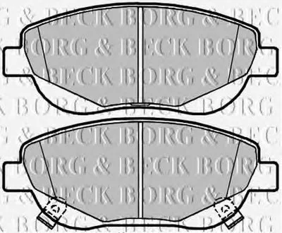 Комплект тормозных колодок, дисковый тормоз BORG & BECK купить
