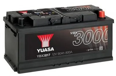 Стартерная аккумуляторная батарея YBX3000 SMF Batteries YUASA купить