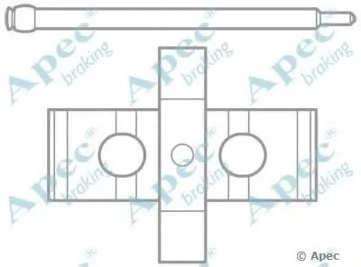 Комплектующие, тормозные колодки APEC braking купить