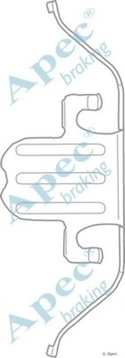 Комплектующие, тормозные колодки APEC braking купить