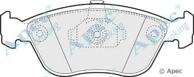 Комплект тормозных колодок, дисковый тормоз APEC braking купить