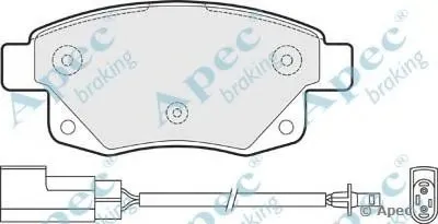 Комплект тормозных колодок, дисковый тормоз APEC braking купить