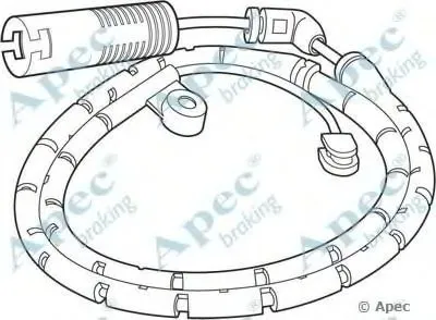 Указатель износа, накладка тормозной колодки APEC braking купить