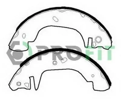 Комплект тормозных колодок PROFIT купить