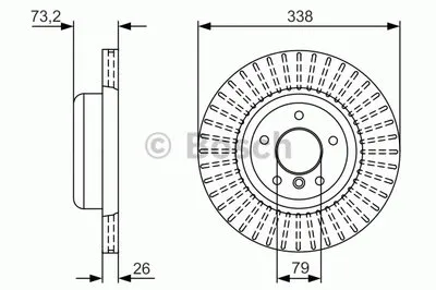 Тормозной диск BOSCH купить