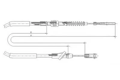 Тросик сцепления TEXTAR купить
