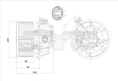Вентиляция салона TYC купить