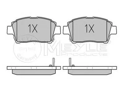 Комплект тормозных колодок, дисковый тормоз PLATINUM PAD MEYLE купить