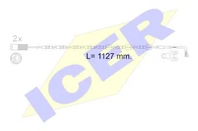 Сигнализатор, износ тормозных колодок ICER купить