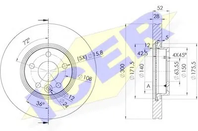 Тормозной диск ICER купить