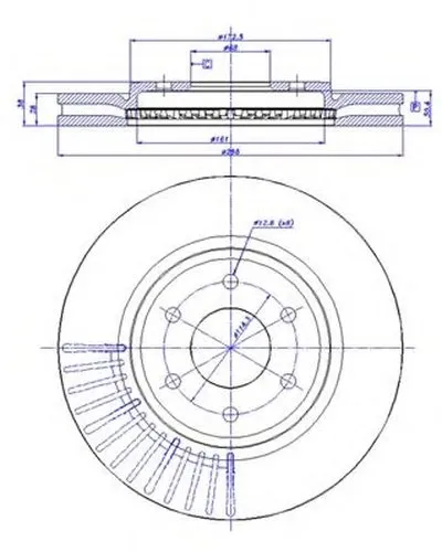 Тормозной диск HC CAR купить