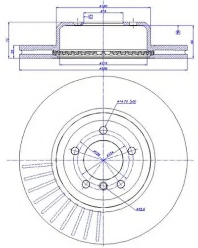 Тормозной диск HC CAR купить