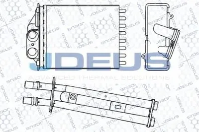 Теплообменник, отопление салона JDEUS купить