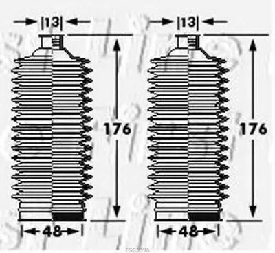 Пыльник, рулевое управление FIRST LINE купить