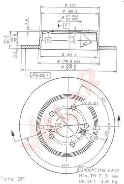 Тормозной диск COATED DISC LINE VILLAR купить