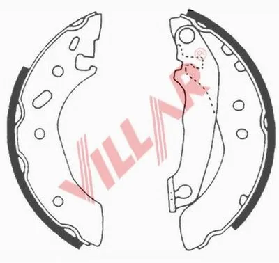 Комплект тормозных колодок VILLAR купить