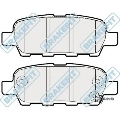 Комплект тормозных колодок, дисковый тормоз Brake Fit APEC braking купить