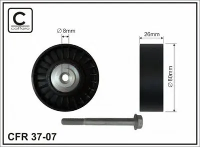 Паразитный / ведущий ролик, поликлиновой ремень CAFFARO купить