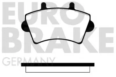 Комплект тормозных колодок, дисковый тормоз EUROBRAKE купить