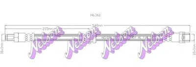 Тормозной шланг BROVEX-NELSON купить