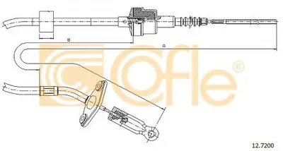 Тросик сцепления COFLE купить