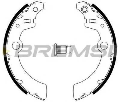 Комплект тормозных колодок BREMSI купить