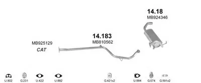 Система выпуска ОГ POLMO купить