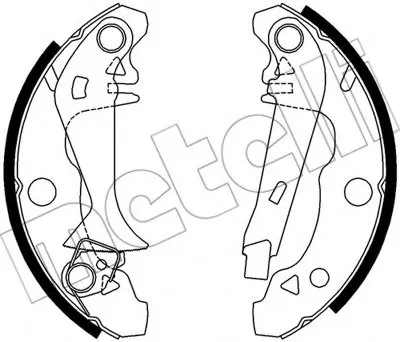 Комплект тормозных колодок METELLI купить