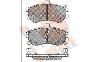 Комплект тормозных колодок, дисковый тормоз R BRAKE купить