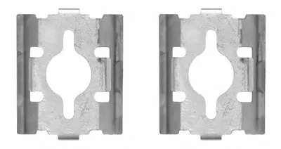 Комплектующие, колодки дискового тормоза HELLA купить