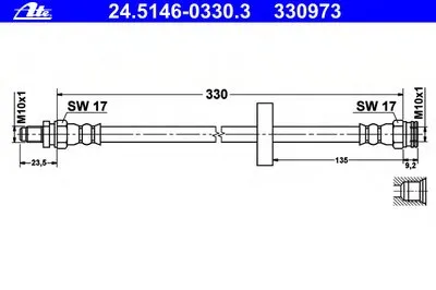 Тормозной шланг ATE купить