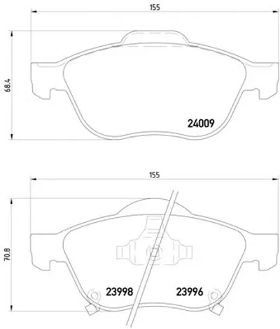 Комплект тормозных колодок, дисковый тормоз HELLA PAGID купить