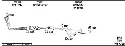 Система выпуска ОГ WALKER купить