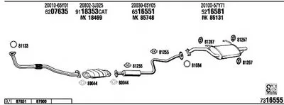 Система выпуска ОГ WALKER купить
