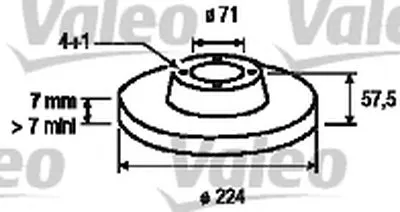 Тормозной диск VALEO купить