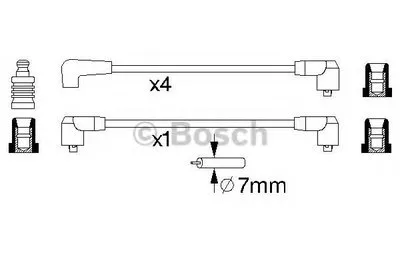 Комплект проводов зажигания BOSCH купить