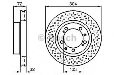 Тормозной диск BOSCH купить