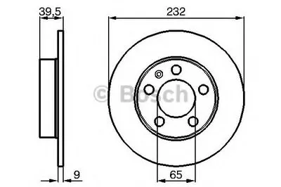 Тормозной диск BOSCH купить