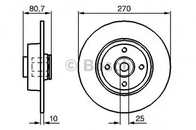 Тормозной диск BOSCH купить